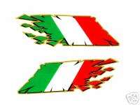 Italian Flag exploding decals Ducati Aprilia MV Bimota  