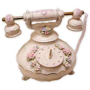  Porcelain Old Fashion Telephone Music Box