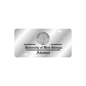 West Georgia Alumni Seal Laser Color License Plate