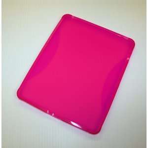 Hot Pink Ipad Silicone Cover: MP3 Players & Accessories
