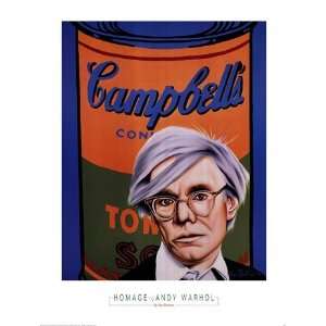   Homage to Andy Warhol   Poster by Alan Bortman (24x32)