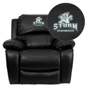  Flash Furniture Lake Erie College Storm Embroidered Black 