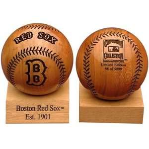  Grid Works Boston Red Sox Engraved Wood Baseball Sports 