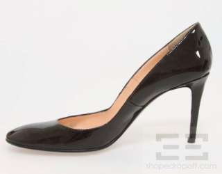 Christian Louboutin Black Patent Leather Stiletto Heels Size 41  