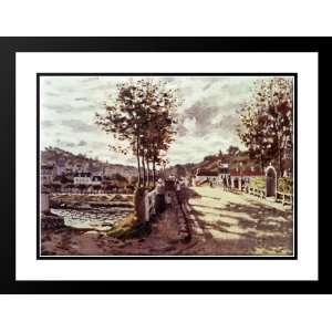   Framed and Double Matted The Seine At Bougival: Sports & Outdoors