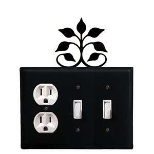  New   Leaf Fan   Single Outlet, Double Switch Electric 