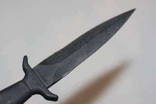DESCRIPTION: GERBER MARK I TACTICAL BOOT KNIFE WITH BLACKENED BLADE 