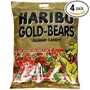 Haribo Gold Bears Gummy Candy, 3 Pound Bag (Pack of 4)  