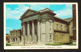 1950s Saints Peter and Paul Cathedral Indianapolis IN  