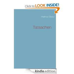 Tatsachen (German Edition): Helmut Steitz:  Kindle Store