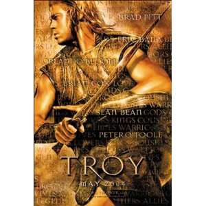  Troy   Advance Movie Poster (Brad Pitt)