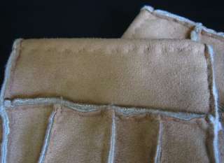 Urban Outfitters Faux Suede & Shearling Glove Tan Sable  