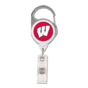  Wisconsin Badgers Retractable Premium Badge Holder: Sports 