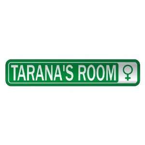   TARANA S ROOM  STREET SIGN NAME