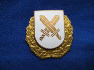 Badge. ESTONIA. Police Operative Rgt Hat badge Obsolete  