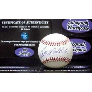 Bill Madlock Autographed/Hand Signed MLB Baseball:  Sports 