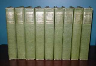WORKS OF ROBERT LOUIS STEVENSON 9 VOLUME SET 1912 VAILIMA 4TH BOOK 