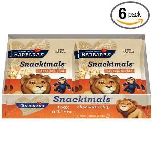  Snackimals Animal Coookies, Chocolate Chip, 6 1 Ounce Packages (Pack 