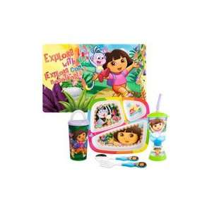    Zak!Dora The Explorer 6 Piece Meal Time Set: Everything Else