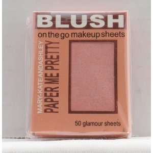Mary Kate & Ashley Paper Me Pretty Blush Makeup Sheets   Radiance #808
