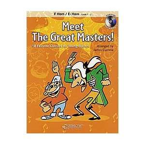  Meet the Great Masters! Book With CD F/Eb Horn   Grade 1 2 