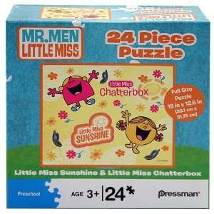   Men Little Miss 24 Piece Puzzle [Little Miss Chatterbox]: Toys & Games