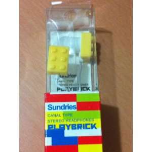  Stero Headphone Play Brick/ yellow: Electronics