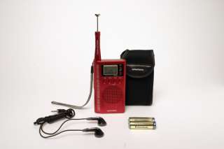   M300R Mini300 Handheld Shortwave Radio (Metallic Red) Electronics