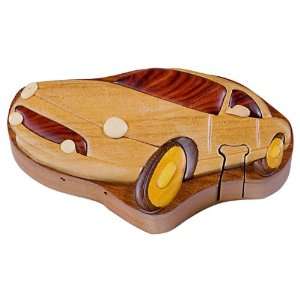  Car   Secret Wooden Puzzle Box: Toys & Games
