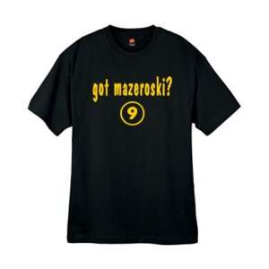 Mens Got Mazeroski ? Throwback Black T Shirt Size xxl  