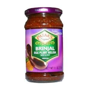 Pataks Brinjal (Egg Plant) Relish 11 Oz Grocery & Gourmet Food