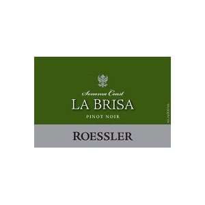   Roessler 2009 Pinot Noir Sonoma Coast La Brisa: Grocery & Gourmet Food