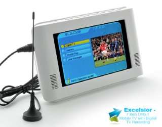 Excelsior   7 DVB T LCD Mobile TV+Digital TV Recording  