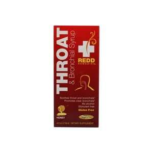  Redd Remedies Throat and Bronchial Syrup Honey    4 fl oz 