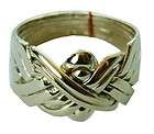 Band Sterling Silver Mens Puzzle Ring #PR46