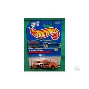   Scale Orange T Bird Stocker Die Cast Car Collector #857 Toys & Games