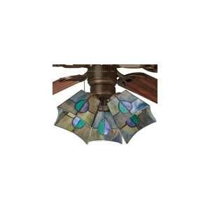   Mackintosh Leaf 3 Light Tiffany Bronze Ceiling Fan: Home Improvement