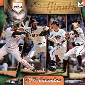    San Francisco Giants 2012 Team Wall Calendar: Sports & Outdoors
