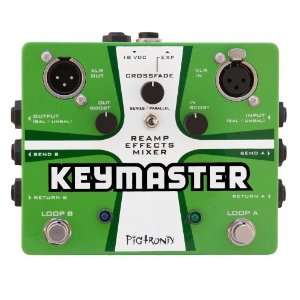   : Pigtronix Keymaster Guitar Effects Loop Green: Musical Instruments