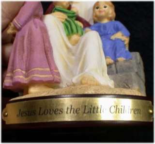 Sweet Jesus Loves the little Children Figurine Figure  