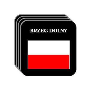  Poland   BRZEG DOLNY Set of 4 Mini Mousepad Coasters 