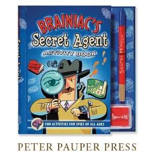  Peter Pauper Press   Brainiacs Secret Agent Activity Book 