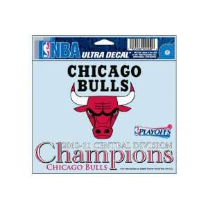  Chicago Bulls 2011 Central Division Champions 4x6 Ultra 