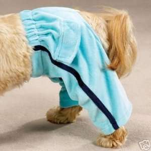   Zack & Zoey Velour Couture Dog Sweatpants XXS BLUE: Kitchen & Dining