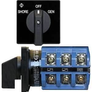   Blue Sea 9019 Switch, AC 240VAC 63A OFF +2 Positions: Home Improvement