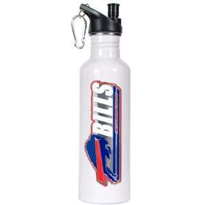  Buffalo Bills 26oz Stainless Steel Water Bottle (White 