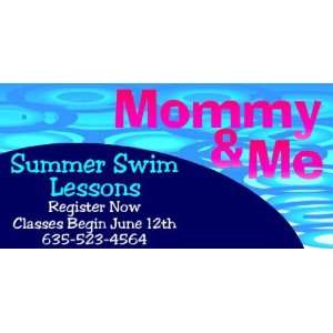   3x6 Vinyl Banner   Mommy And Me Swimming Lessons: Everything Else