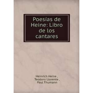  PoesÃ­as de Heine: Libro de los cantares: Teodoro 
