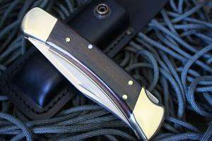 BUCK 110 Folding Hunter Survival Hunting Knife w/sheath  