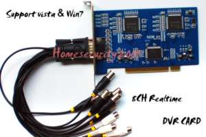   CCTV PC DVR Card Security Camera System with Software and box as gift